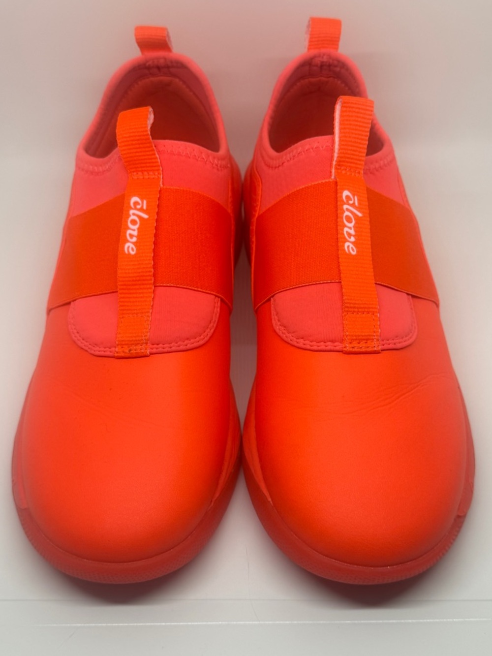 Clove Fiery Coral Limited Edition Neon Orange Nurse Shoes